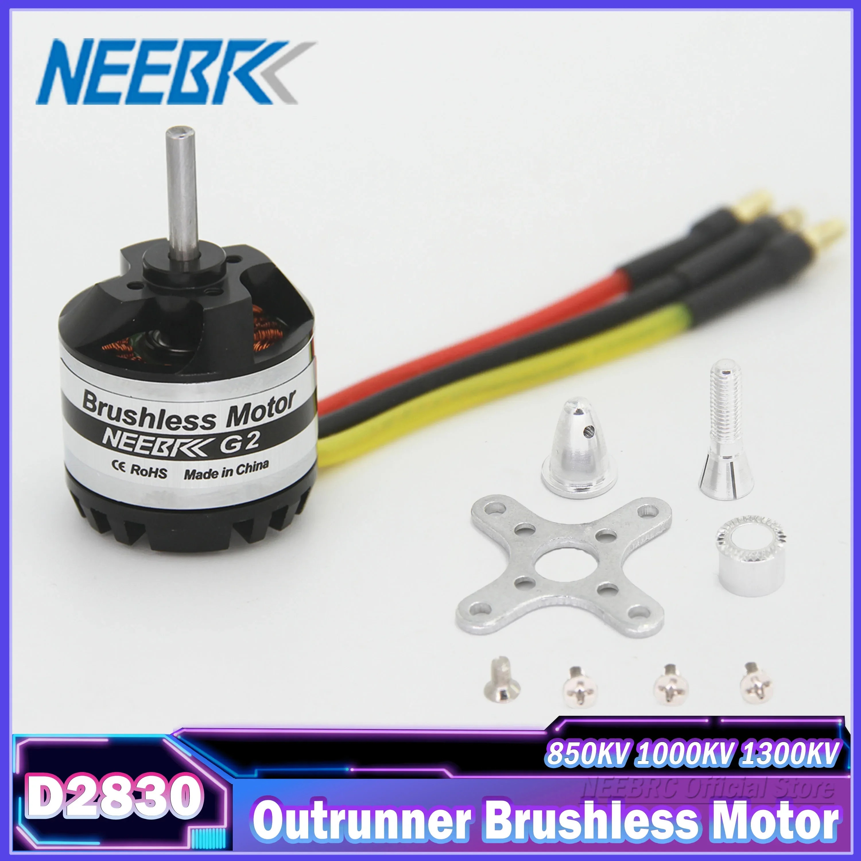 FLASHHOBBY D2830EVO 2830 750KV 850KV 1000KV 1300KV RC Brushless Motor for UAV Ai