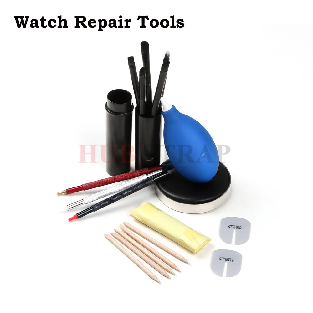 Comprehensive Watch Repair and Maintenance Kit with Enhanced Cleaning Accessories