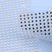 Mix 2mm/3/mm4mm Hair Pearls Stick on Self Adhesive Pearls Stickers Face Pearls Stickers for Hair Face Makeup Nail DIY Crafts 2
