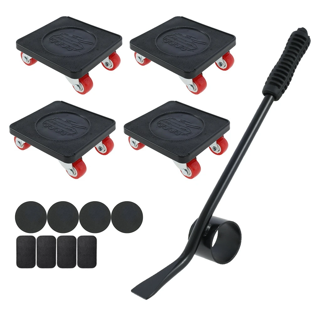 

400KG Heavy Duty Furniture Lifter Transport Mover Lifter Sliders Wheel Easy Furniture Mover Tool Set Wheel Roller Tools