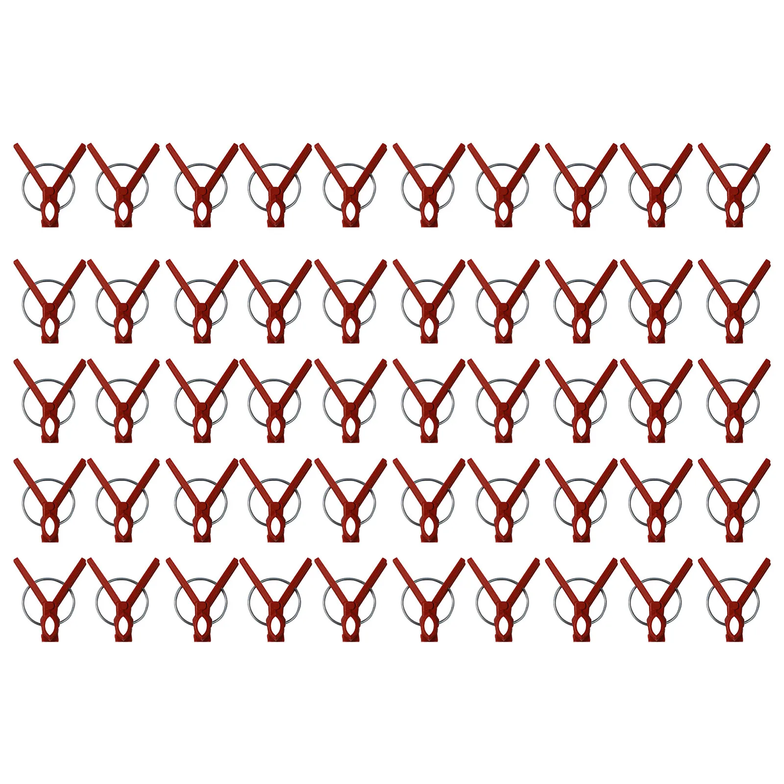 50-Pack Durable Plant Grafting Clips - Anti-Fall Gardening Clamps