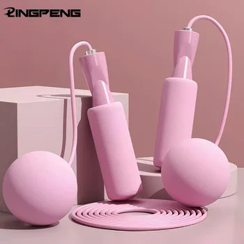 Cordless Weighted Skipping Rope – Indoor Fitness Jump Rope 1