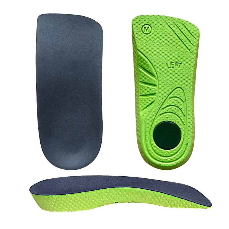 

3/4 Orthopedic Insoles High Arch Supports Shoe Sole For Plantar Fasciitis,Flat Feet,Over-Pronation,Relief Heel Spur Pain