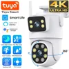 10MP Dual Lens Tuya Wifi Camera PTZ Outdoor 4K Wireless Dual Screen Security Camera Auto Tracking Monitoring Video Surveillance 1