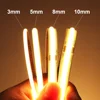 3mm 5mm COB LED Strip 12V 24V Dimmable 3000K 4000K 6000K High Density Flexible LED Light For Home Decor RA90 LED Strip Lights 1
