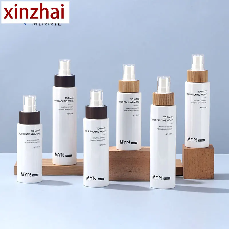 150Ml cylindrical fine mist perfume spray bottle plastic spray bottle cosmetics sub-packaging 100ml