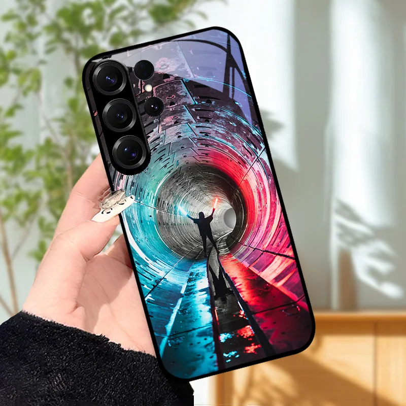 Premium Tempered Glass Protective Phone Cover with Hard Glass Finish