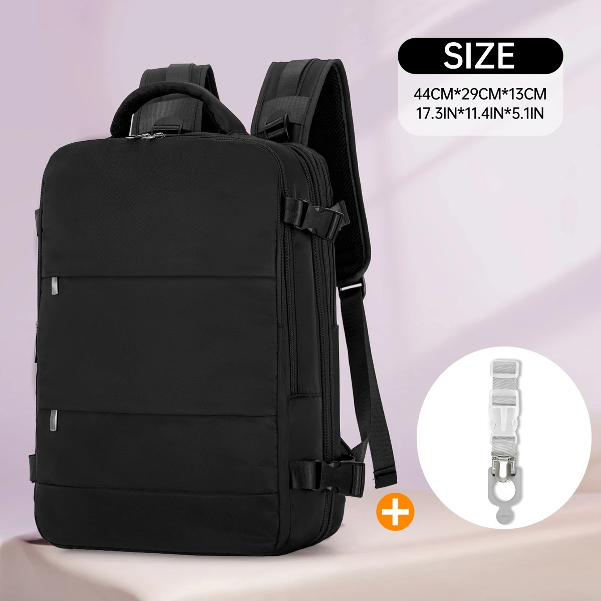 Seyahat Sırt Çantası Kadın Seyahat Hafif Büyük Kapasiteli Bagaj Çantası Çok Fonksiyonlu Rahat İş 15.6 Inç Bilgisayar Sırt Çantası S