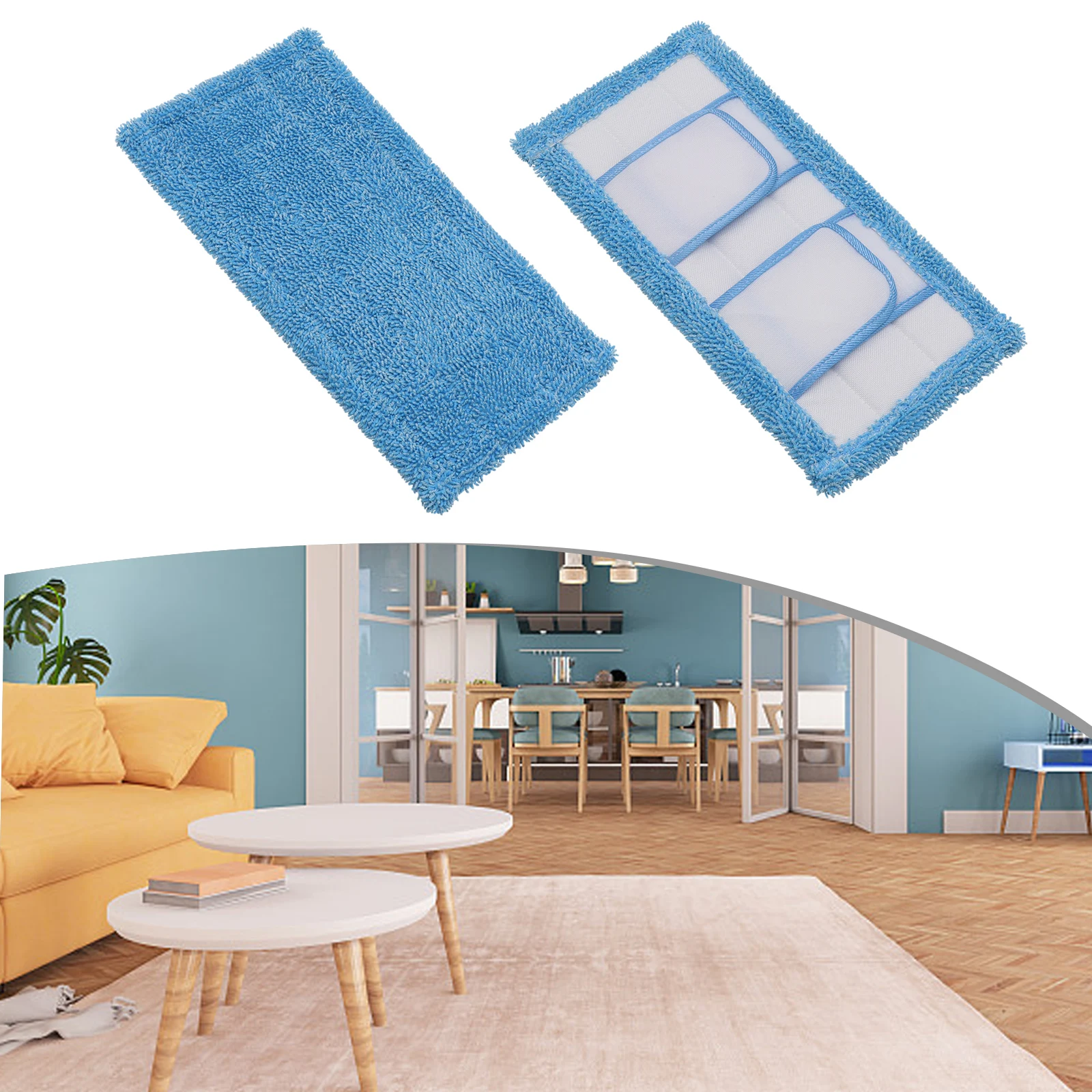 Mocio Per Pavimenti In Microfibra Mocio A Doppio Effetto Per Spazzatrice Swiffer Mop Spin Mop Panno Microfibra Cuscinetti Autostrizzanti Lavaggio A Ca
