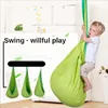 New Children's Hanging Chair Portable Parachute Cloth Swing Bed Indoor Courtyard Model with Inflatable Cushion Hanging Chair 3