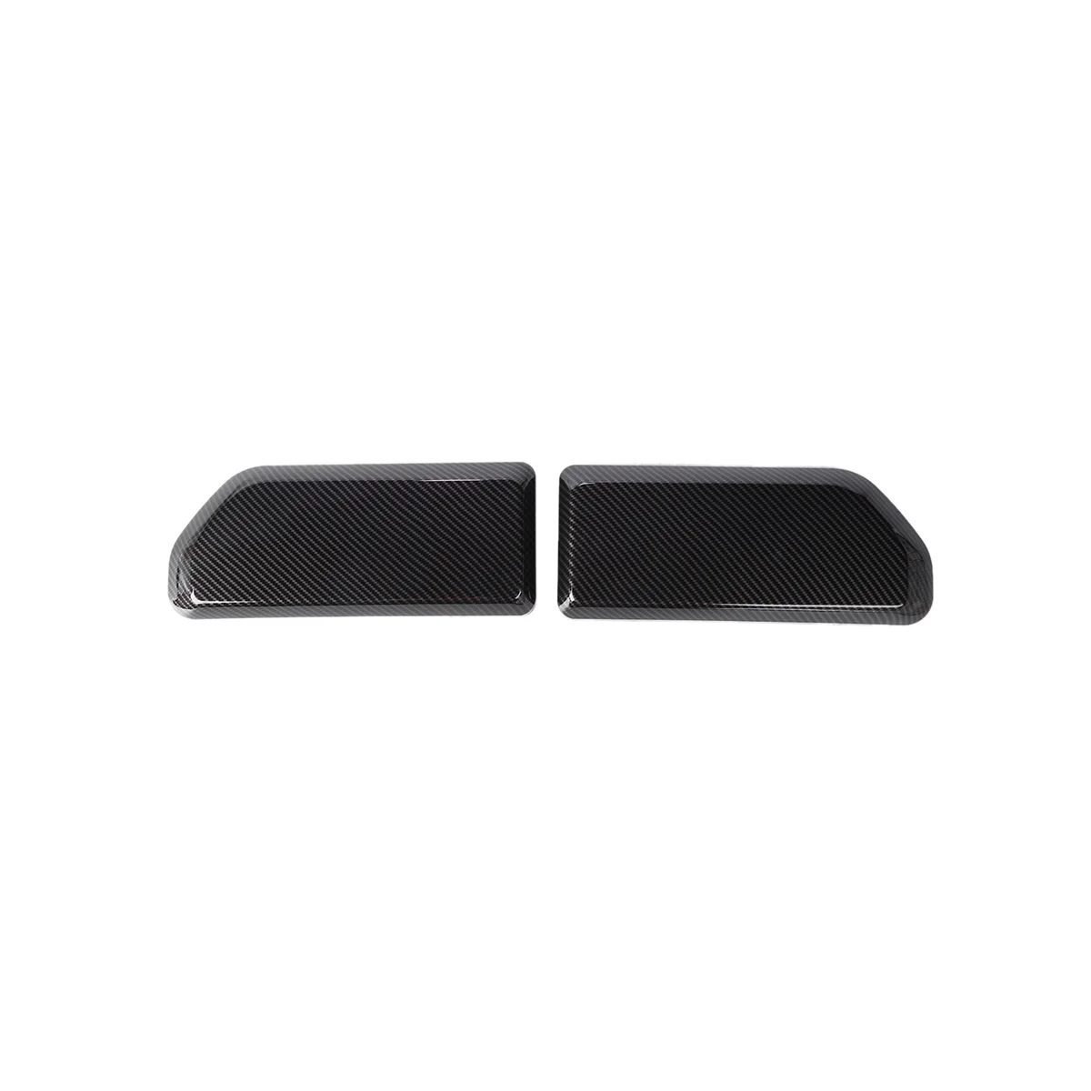 

Front Bumper Corner Cover Trim Bezels for 2021 2022 2023 Accessories ABS Carbon Fiber