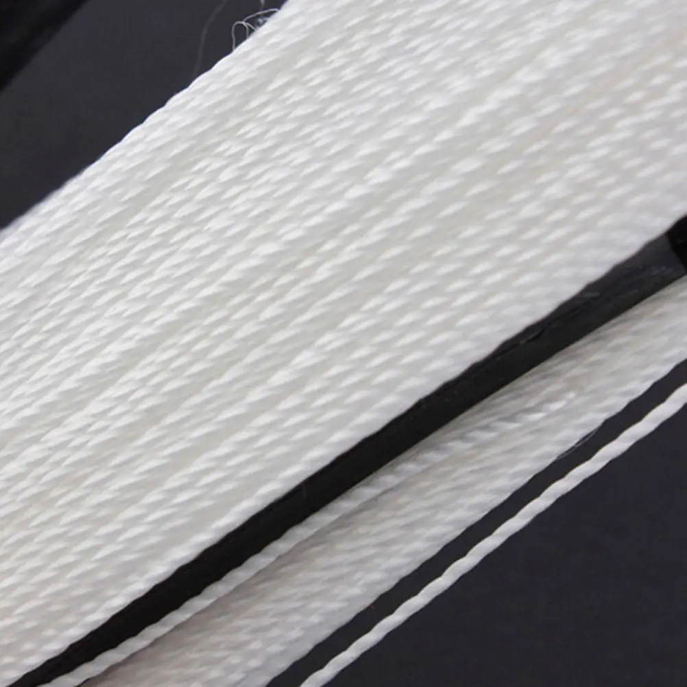 New 1 Set 100M D Shape Flying Kite Line Plastic + Polyester White Color Line Board Flying Kite Line Accessories Wholesale 5