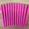 10 Pcs Hot Pink Retractable Gel Pens for Pink Ribbon Breast Cancer Awareness Campaign Journaling Office Supplies 4