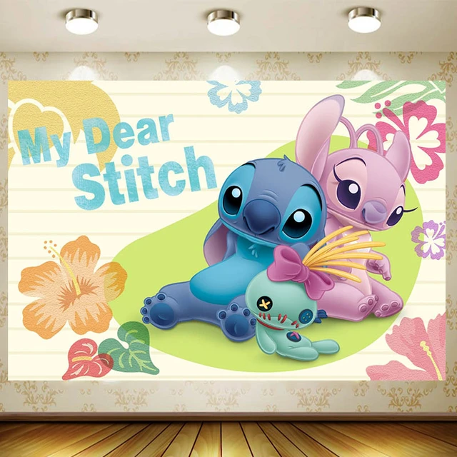 Stitch Birthday Party Decorations  Stitch Birthday Party Flag - Party &  Holiday Diy Decorations - Aliexpress