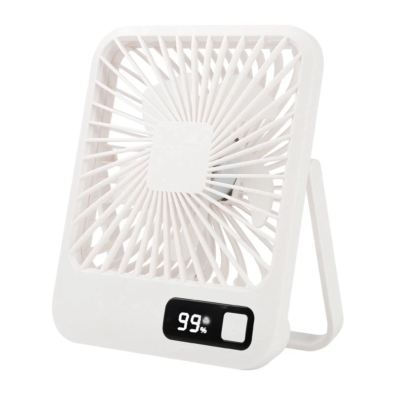 

Digital Desktop Convenient Home Student Dormitory Office Mute Portable Multifunctional Charging Mini Fan