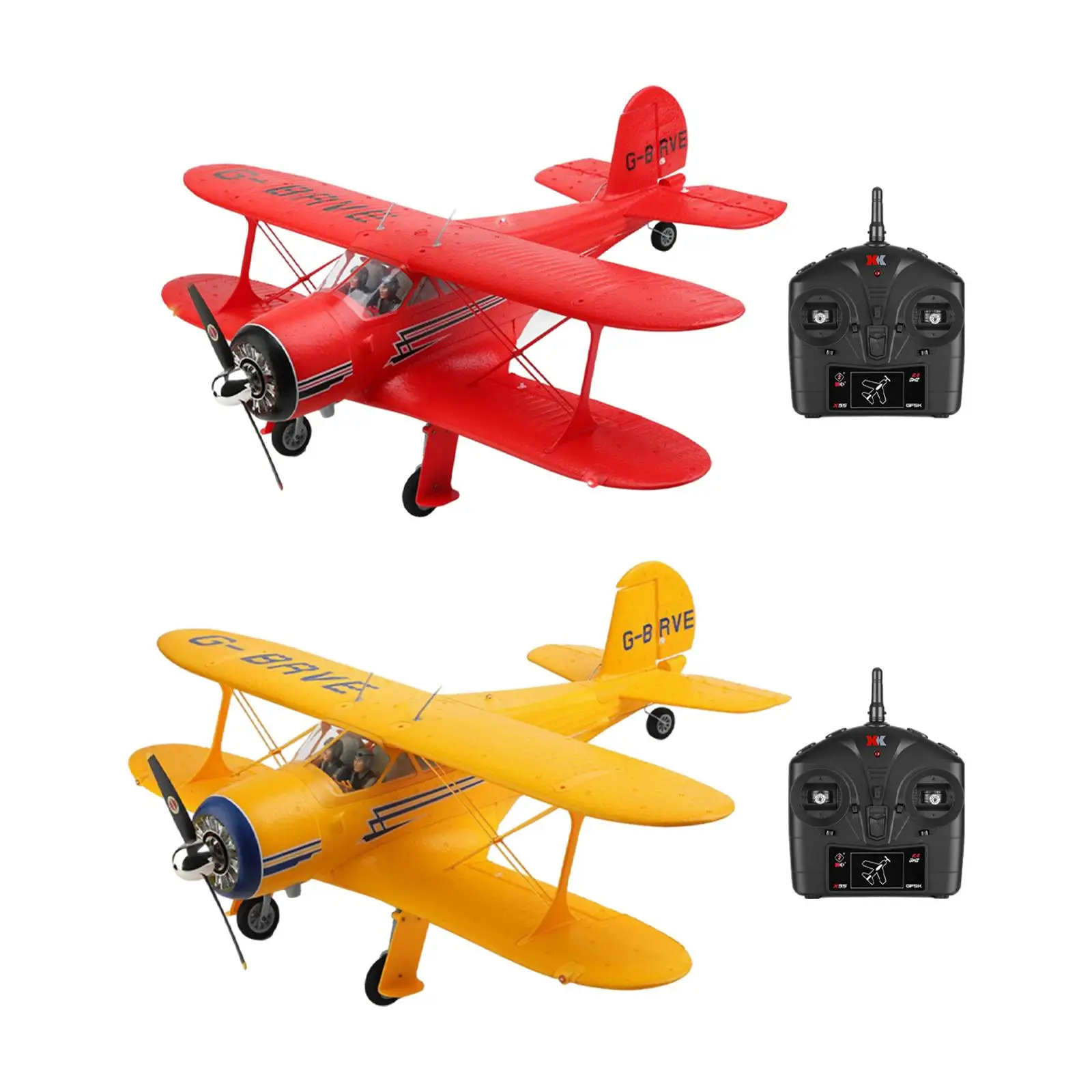 

Wltoys A300 Beech D17S RC Plane 4CH Remote Control Airplane Glider 3D Brushless Airplane for Beginner Kids Adults Birthday Gifts