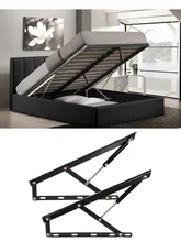  Heavy Pneumatic Storage Bed Lift Mechanism Gas Spring Strut Support Bed Storage Space Saving Lift Kit 630MM 