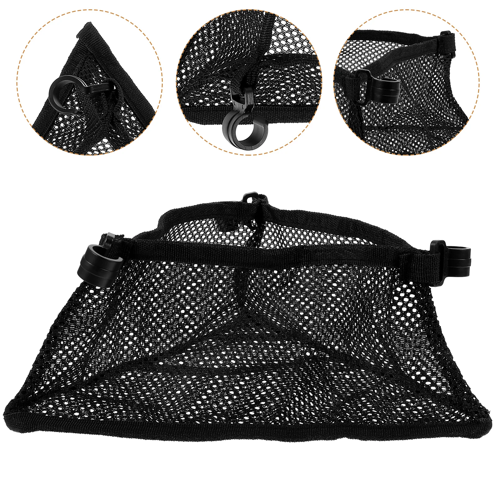 

Hanging Mesh Bag for Camping Table Mesh Storage Bag Folding Table Sundries Bag