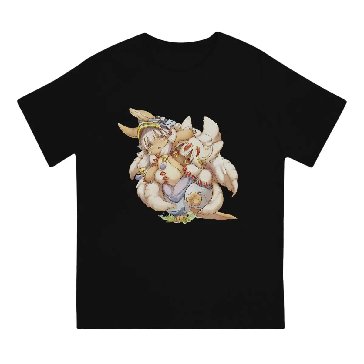 

Friends T-Shirt Men Made In Abyss Novelty Pure Cotton Tees Crew Neck Short Sleeve T Shirt Printed Tops