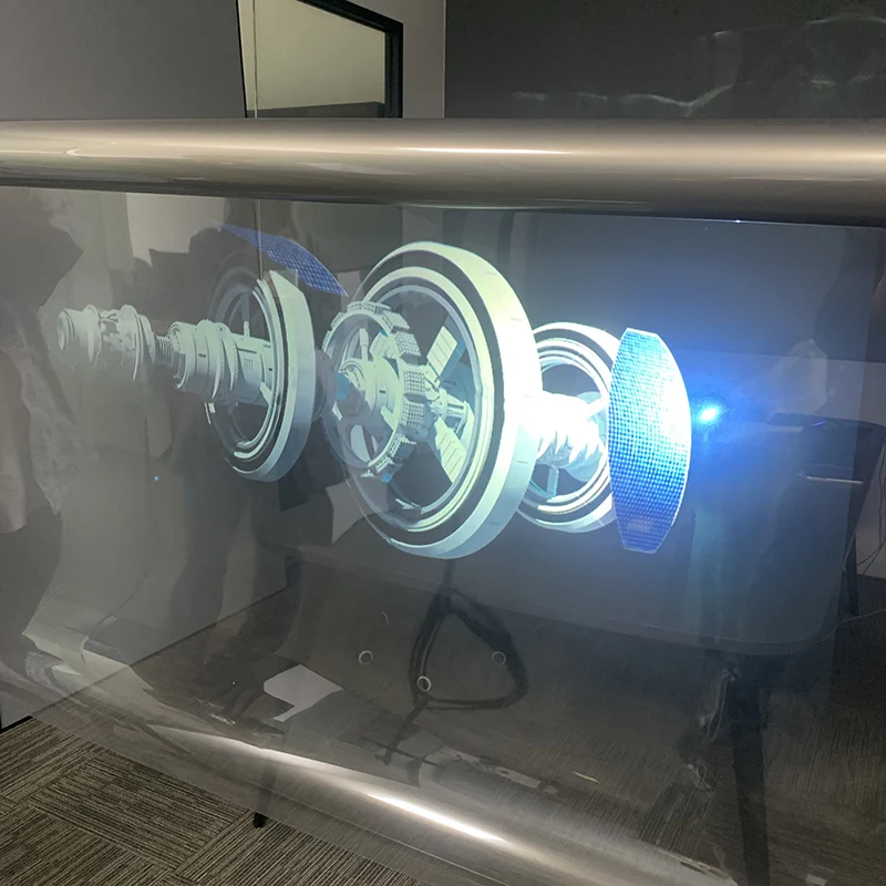 Écran De Projection Holographique Transparent 100 Pouces, 1.52x2.03m, Film De Projecteur Arrière, Format A4, 3D, Pour L'affichage De Magasin à Domicile