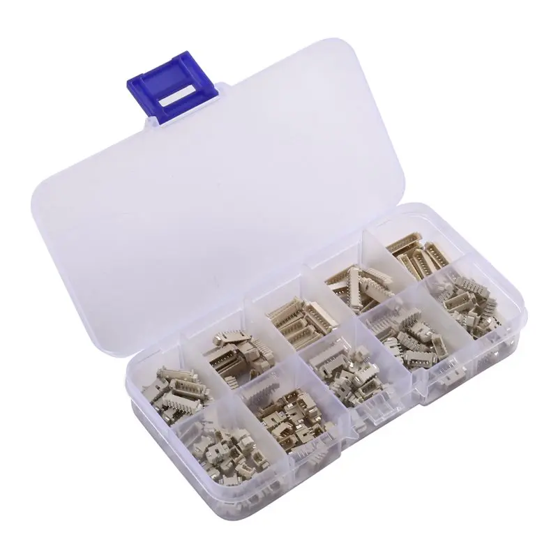ABZZ-MX1.25 1.25Mm SMT 헤더 IC 소켓 및 플러그 어댑터 2/3/4/5/6/7/8/9/10/12P 측면형 직각 디자인