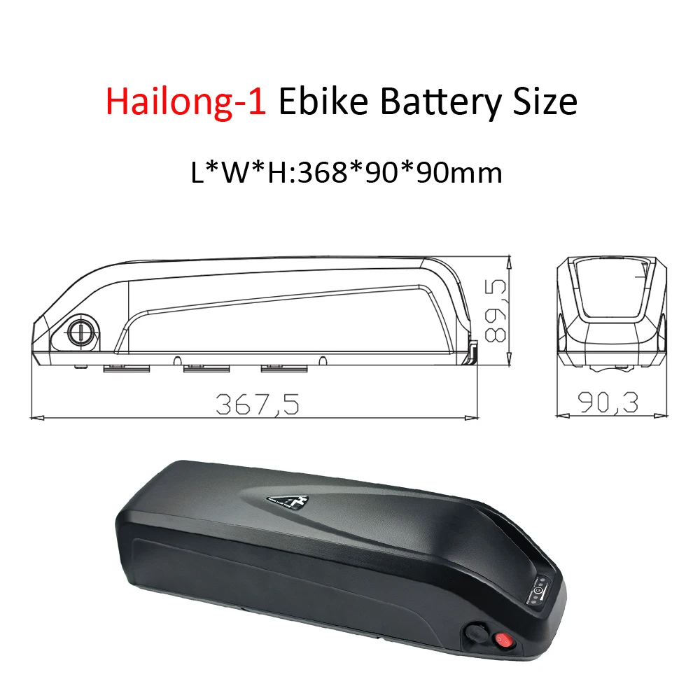 Us Eu Stock Spedizione Gratuita Hailong Ebike Batteria 21700 Cell 36V 48V 19.2Ah 24Ah Bafang 500W 750W Per Cyrusher Ebike Ecotric