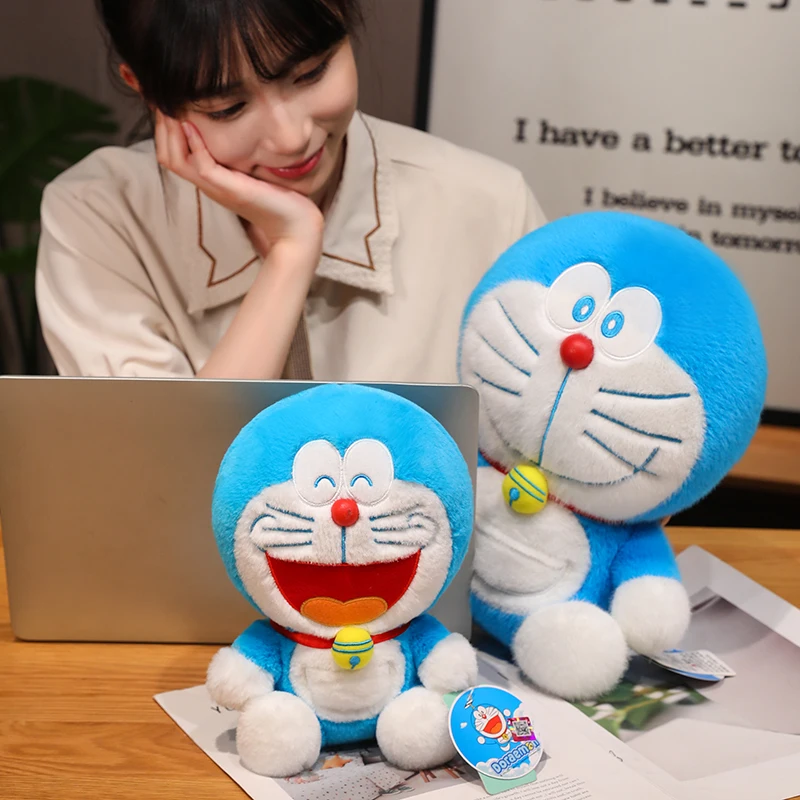 Big Size Doraemon Plush Toy Soft Animal Doraemon Plush Stuffed Anime Cartoon Doll Xmas Gift