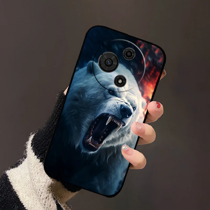 Fashionable Cute Painting Soft TPU Silicone Phone Cover - Protective Case
