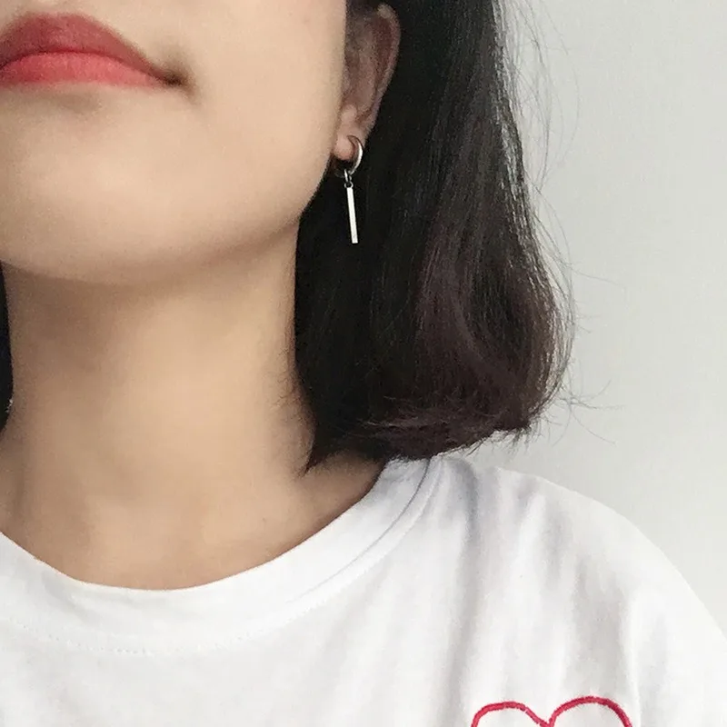 Trendy Unisex Punk Goth Pop Stainless Steel Zoro Earrings For Women Men Trendy Hip Hop Pendants Earring Ear Jewelry Accessories 4