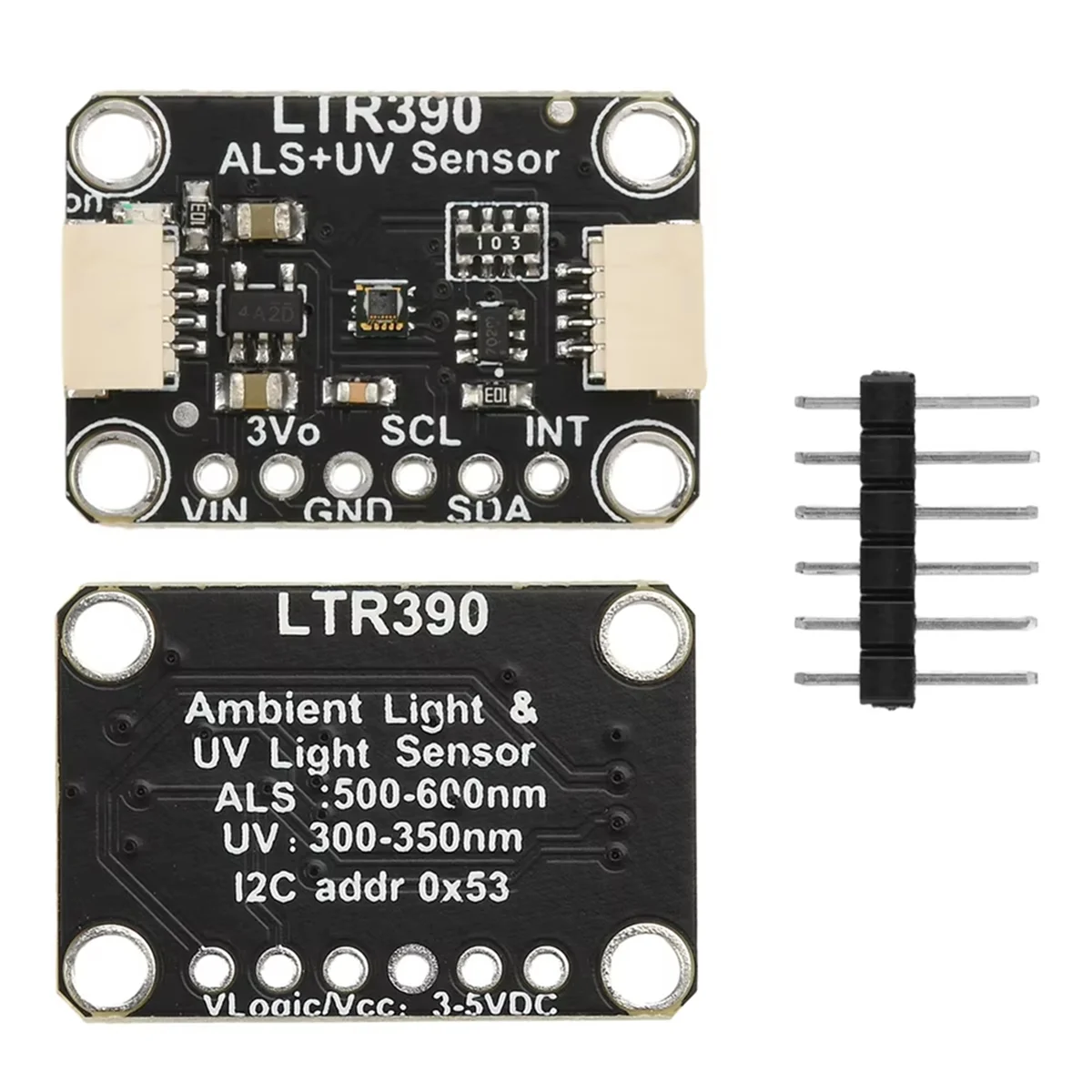 SWXF LTR390 UV 광 센서 300nm  350nm UV 자외선 감지 광 감지용 I2C