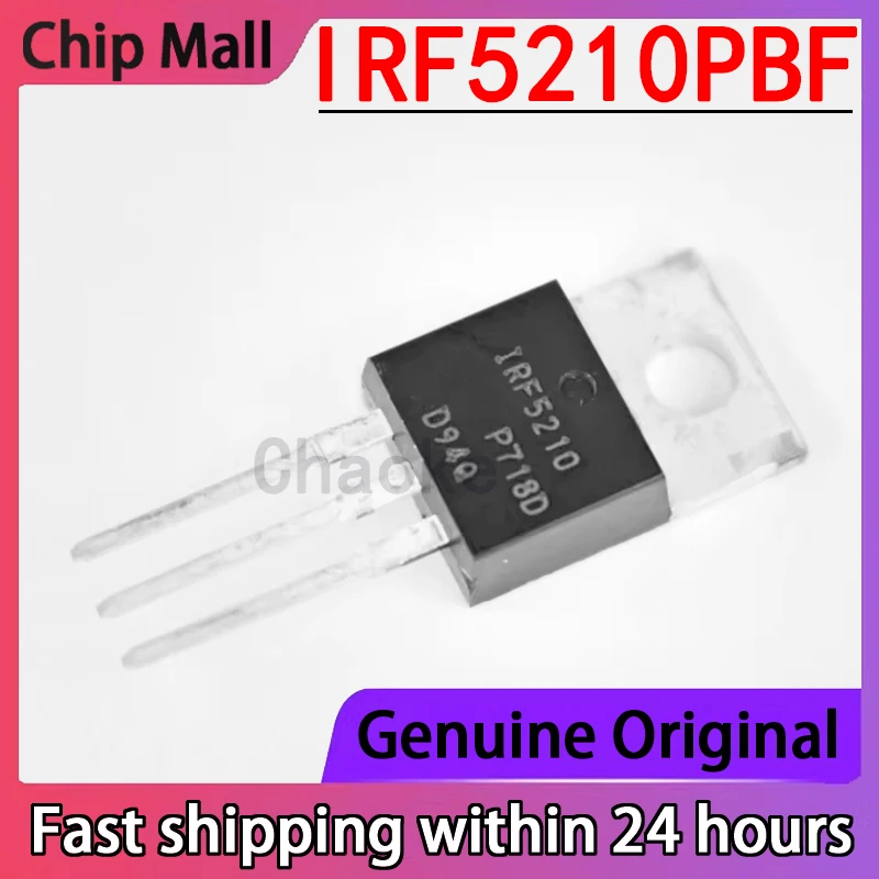 

Оригинальный подлинный транзистор с полевым эффектом IRF5210PBF IRF5210 посылка TO220 1 P-channel