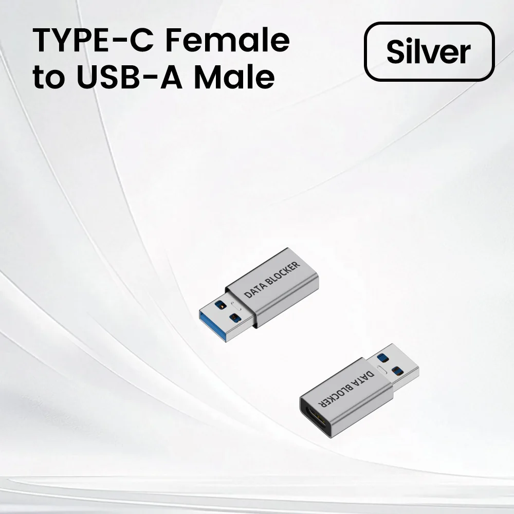 High-Speed USB/Type-C Data Blocking Charging Adapter for Enhanced Device Security