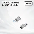 A Male to C Silver