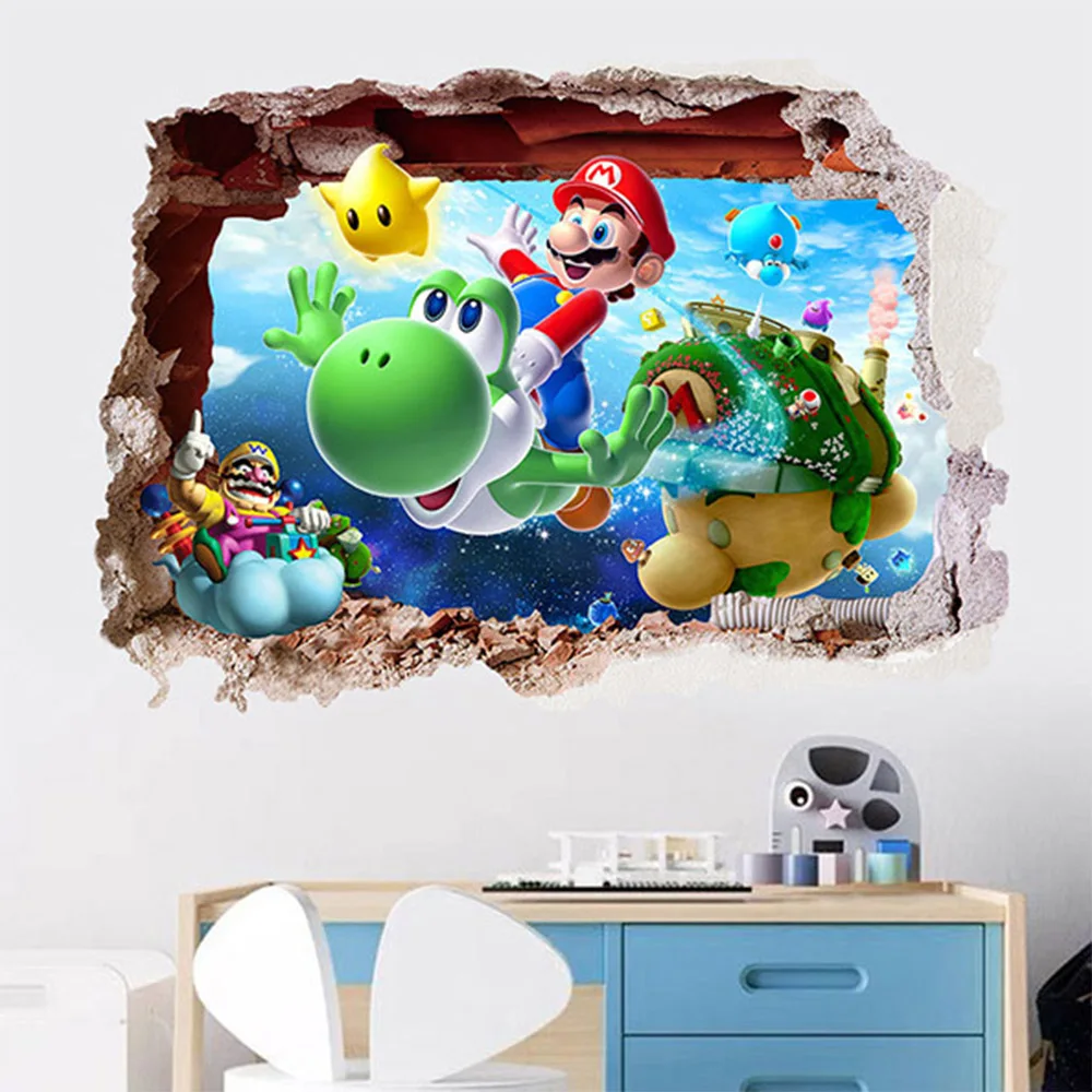 

baby room decoration3d cartoon wall sticker removable cute kids nursery wall decal for school