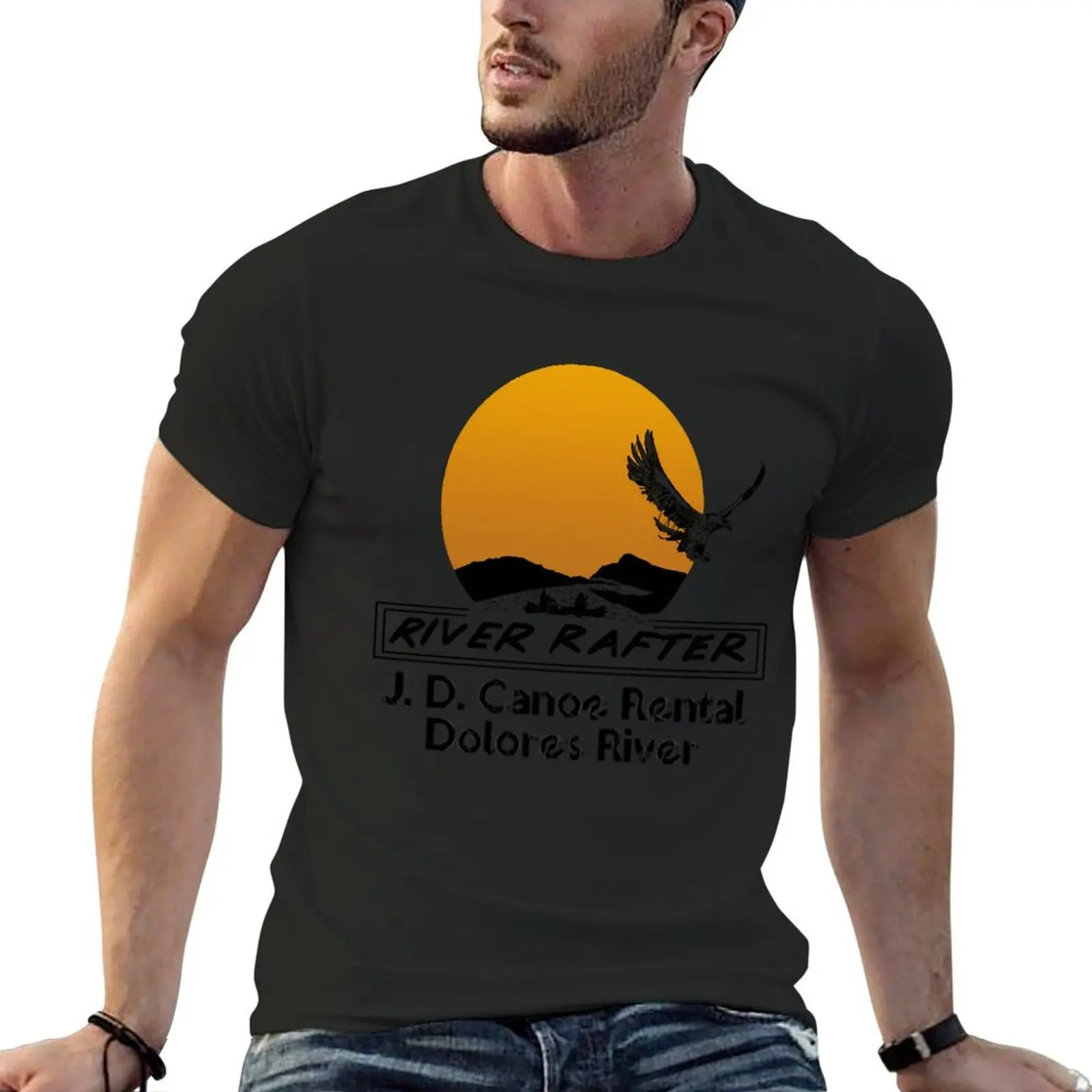 

J.D Canoe Rental (GOTG) T-Shirt sports fans oversized graphic tee graphic t shirt vintage mens white t shirts