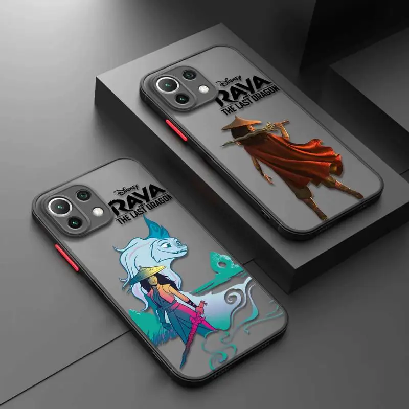 Raya The Last Dragon Phone Case Per Xiaomi Poco X3 Nfc X4 X5 13 Pro Mi 11 12 10 Lite M3 M5 C40 Matte Shell Cornice In Silicone Funda