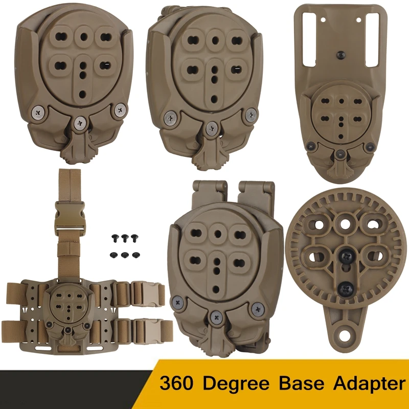 Adaptador de Base de funda de pistola táctica, plataforma de pierna ...