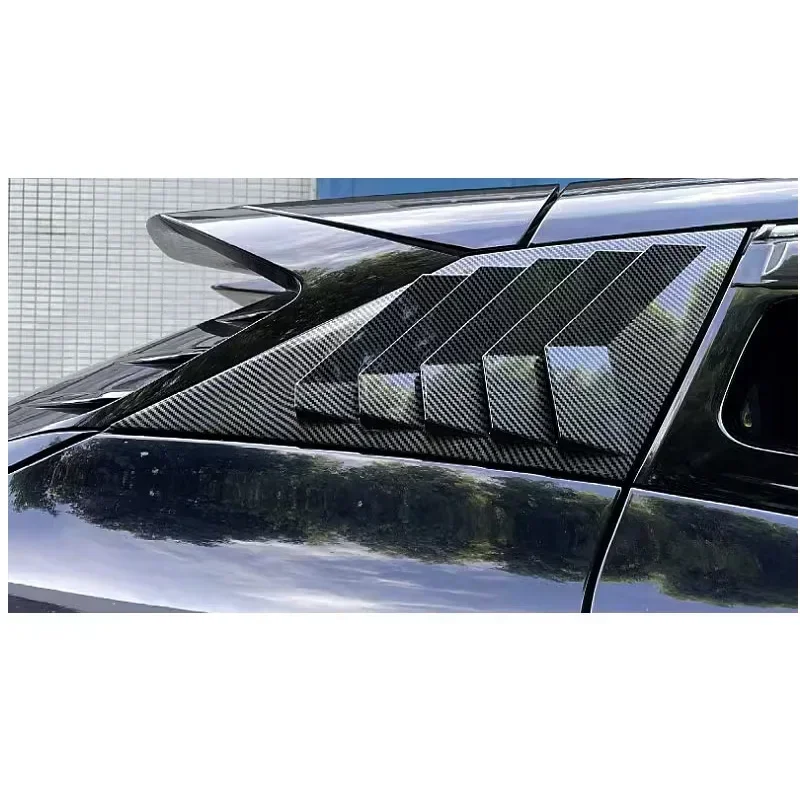 UNIT Window Louver for CHANGAN UNI-T Quarter Side Scoop Cover Vent Carbon Paint Spoiler-Decorative Accessories car accessories,rear window louver