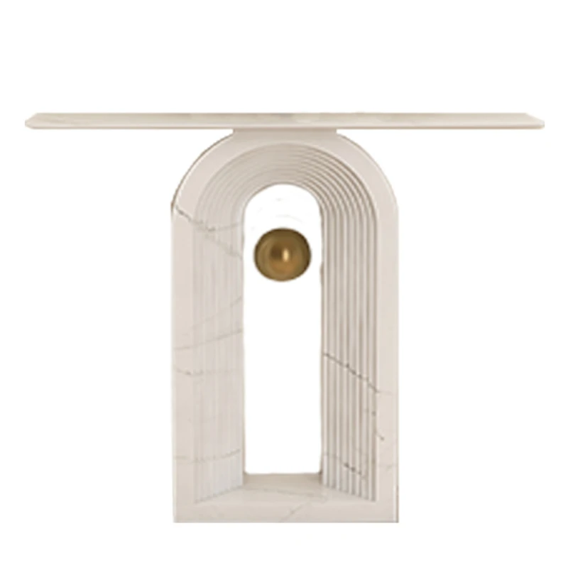 

Light Luxury Style Entrance Cabinet Living Room Entrance Table Villa Corridor End Entrance Table Minimalist