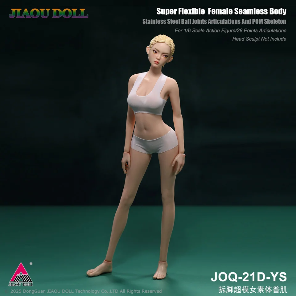 JIAOU DOLL JOQ-21D 1/6 Seamless Female Body Supermodel Long Legged