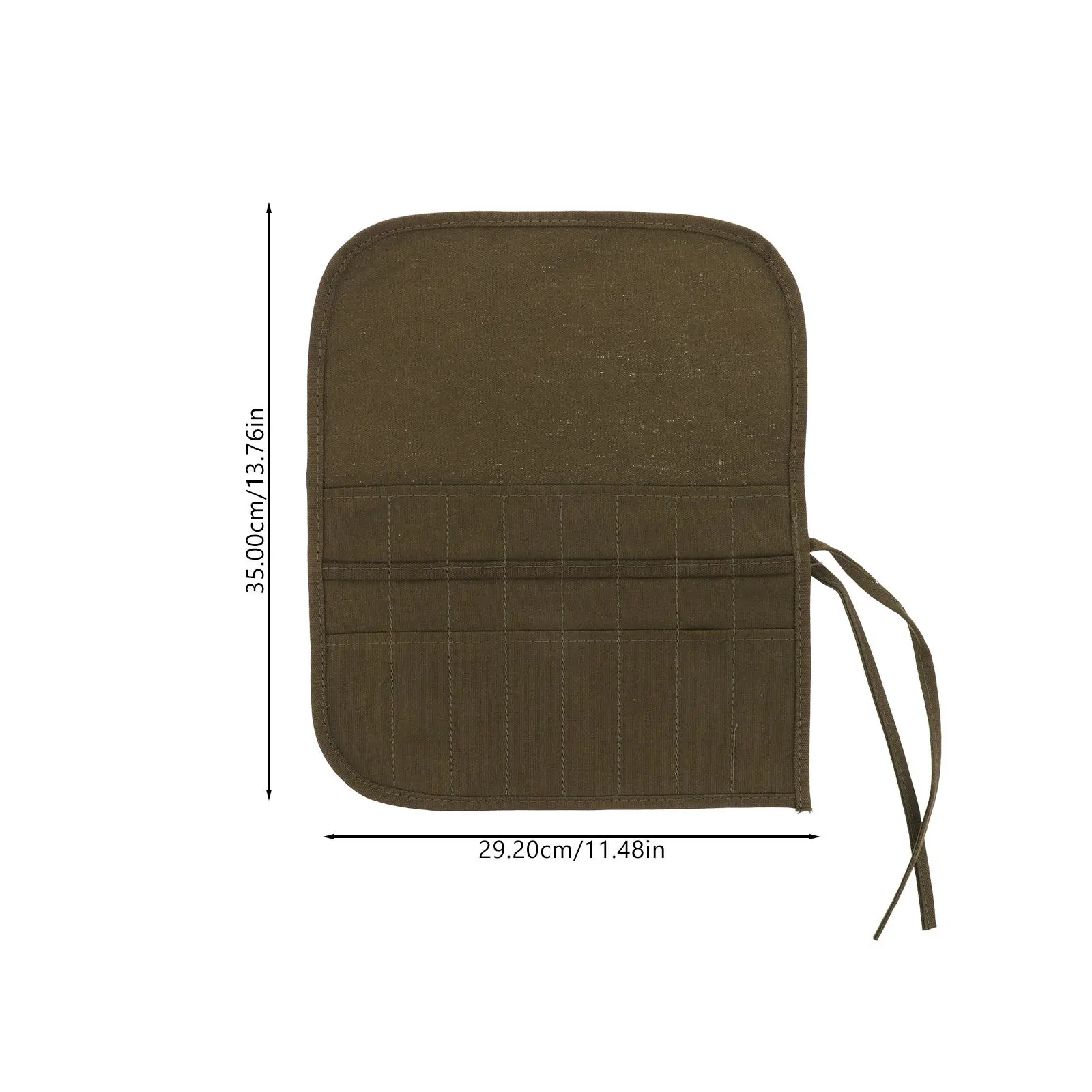 페인트 브러시 롤업 캔버스 가방 연필 케이스 다기능 보관 주최자 휴대용 보호 주머니 페인트 브러시 보관