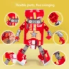 Shape transformation warrior children's puzzle soda drink robot DIY transformation into creative toy 5