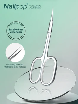 Nailpop Forbici per cuticole Tagliacuticole per unghie Trimmer Rimozione della pelle morta Manicure Pedicure Taglierina Strumenti professionali per nail art 1