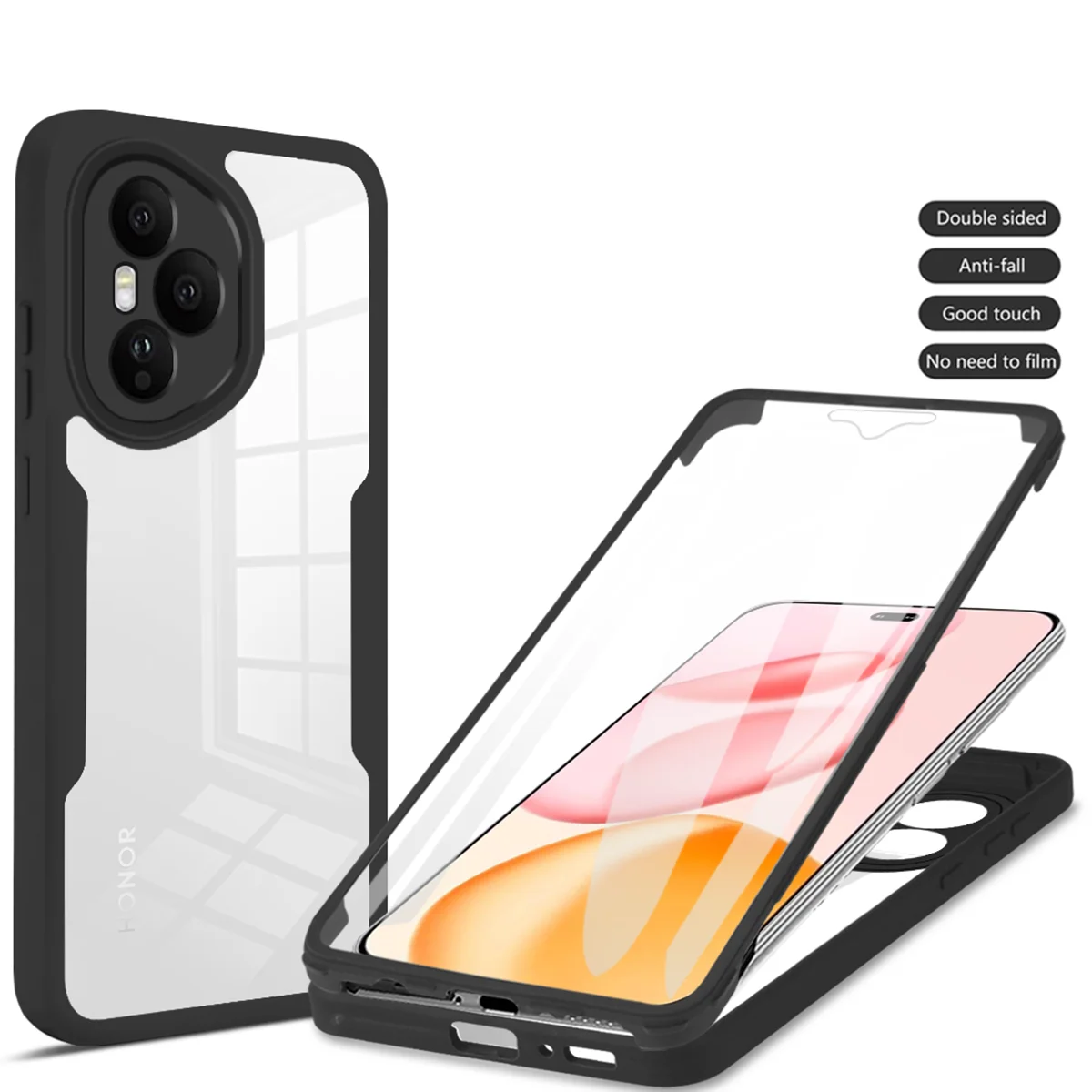 Ultimate Full-Body Protection Phone Case with 360-Degree Double-Sided Coverage