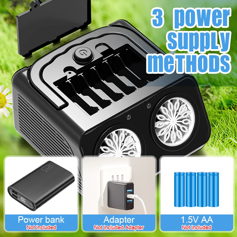 آلة صنع فقاعات مسرح كهربائية صغيرة محمولة بفتحة مز...