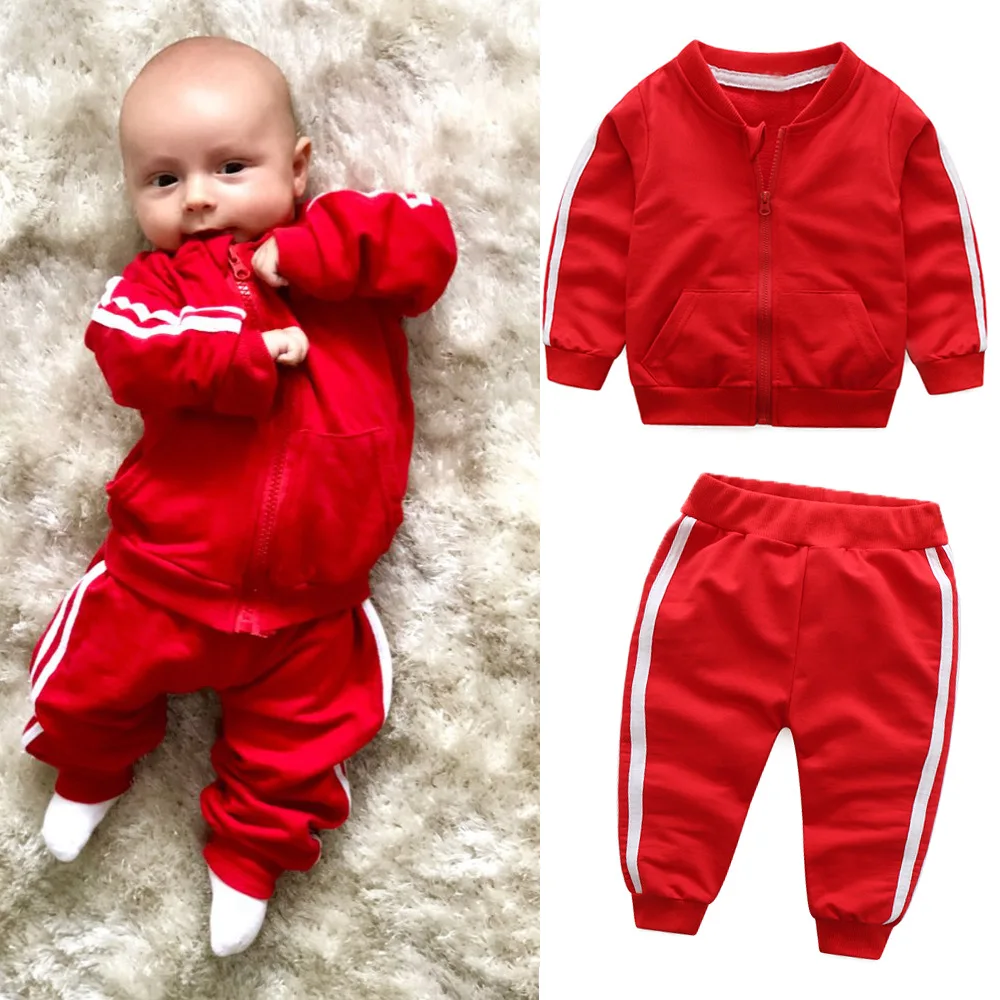 

Children's Clothing Autumn Clothing Zipper Jacket Sports Sweatshirt and Sweatpants Two-Piece Baby Clothing