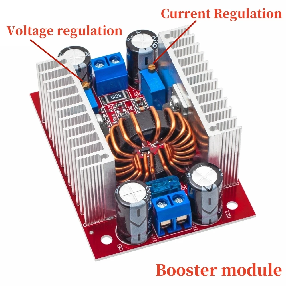 DC 400W 15A 스텝업 부스트 컨버터 정전류 전원 공급 장치 LED 드라이버 8.5-50V  10-60V 전압 충전기 스텝업 모듈