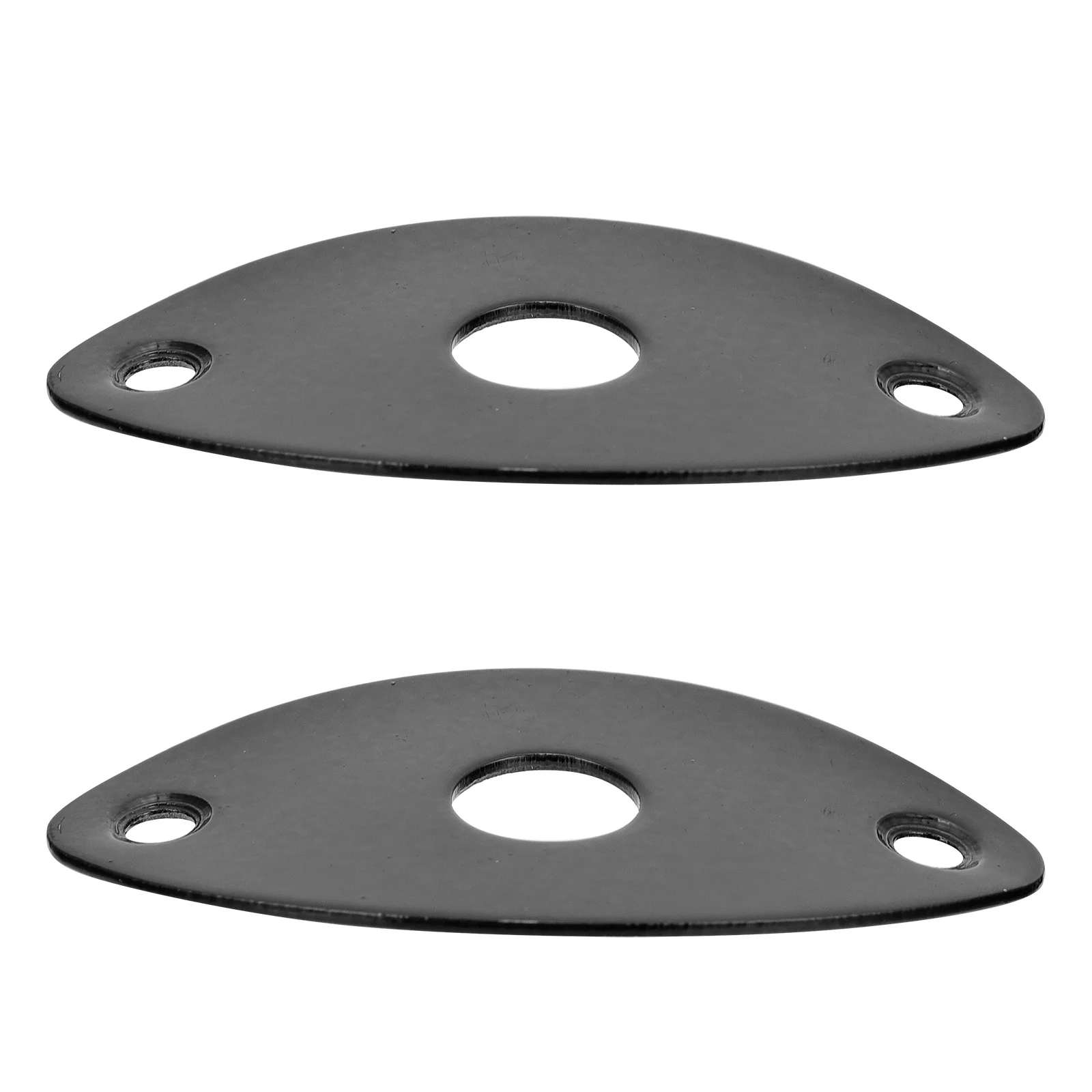 

2 Pcs Guitar Jack Cover Electric Accessories Jackplate for Zinc Alloy Output Jacks
