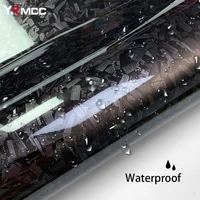 Carbon Fiber Film Glossy Black Car Body Film Forged Carbon Fiber Vinyl Wrap Film Self Adhesive Decal Sticker for Car Accessories 4