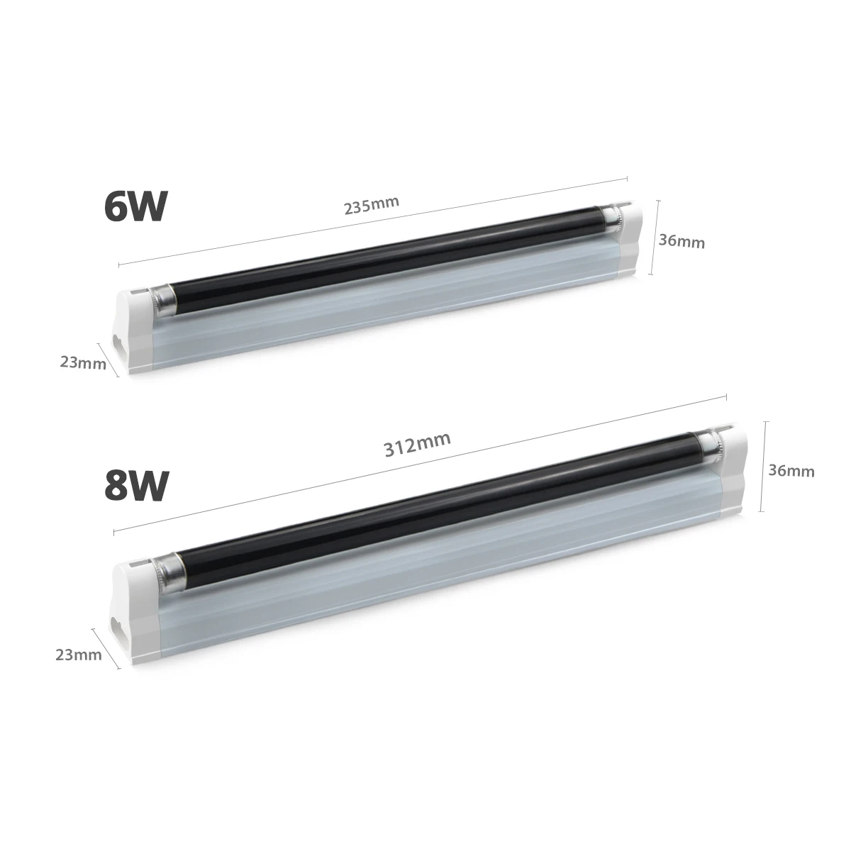 UV Sterilization Lamp 1-5 Pcs 110V/220V 8W